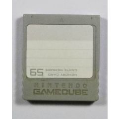 Carte mémoire officielle Gamecube
