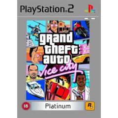 Jeu Grand theft Auto Vice city Platinum pour Playstation 2