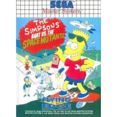 Jeu The Simpsons : Bart vs. the Space Mutants pour Master System