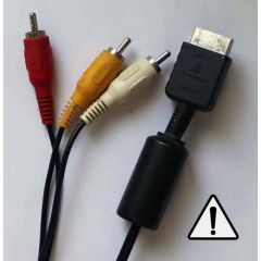 Câble A/V pour PS1/PS2/PS3