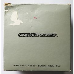 Console Game Boy Advance SP bleue marine en boîte