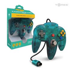 Manette Nintendo 64 Turquoise translucide