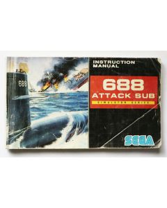 688 Attack Sub - notice sur Megadrive