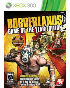 Jeu Borderlands – Game of the year edition (Version US) pour Xbox360