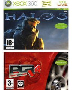 Jeu Halo 3 & PGR 4 pour XBOX 360
