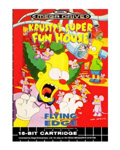 Jeu Krusty's Super Fun House pour Megadrive