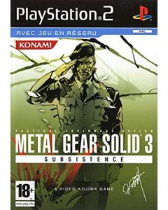 Jeu Metal Gear Solid 3 Subsistence pour Playstation 2