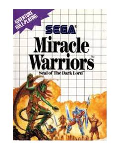 Jeu Miracle Warriors : Seal of the Dark Lord pour Master System