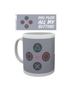 Mug Playstation Push My Buttons
