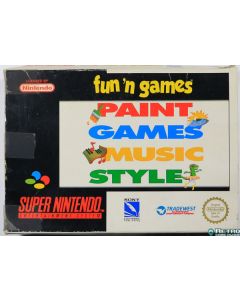 Jeu Paint Games Music Style pour Super Nintendo