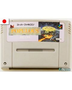 Jeu Populous pour Super Famicom
