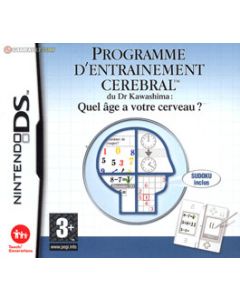 Jeu Programme Dr Kawashima, Quel Age a votre Cerveau? pour Nintendo DS