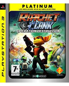 Jeu Ratchet and Clank Operation Destruction Platinum pour PS3
