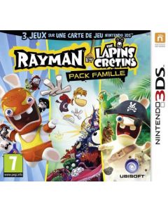 Jeu Rayman et les lapins crétins Pack famille pour Nintendo 3DS