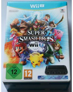 Jeu Super Smash Bros WiiU + Adaptateur Manette Gamecube pour WiiU