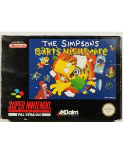 Jeu The Simpsons Bart's Nightmare pour Super Nintendo