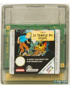 Jeu Tintin le temple du soleil pour Game boy color