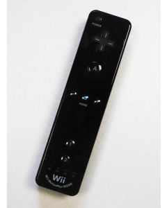 Wiimote noire Wiimotion Plus