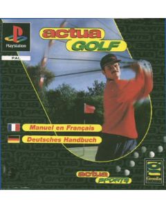 Jeu Actua Golf sur Playstation