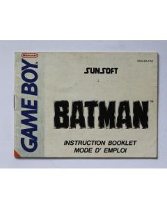 Batman - notice sur Game Boy