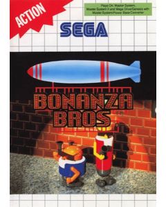 Jeu Bonanza Bros pour Master System