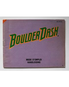 Boulder Dash - notice sur Nintendo NES