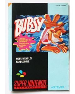 Bubsy - notice sur Super nintendo