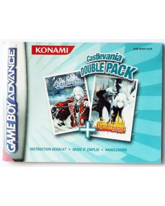 Castlevania Double Pack - notice sur Game Boy Advance