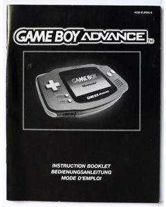 Console Game Boy Advance - notice sur Game Boy Advance