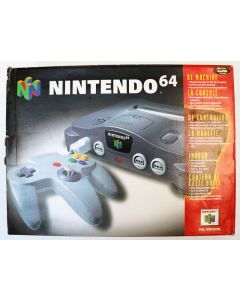 Console Nintendo 64 en boîte