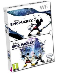 Jeu Disney Epic Mickey + Disney Epic Mickey - le retour des héros  sur WII