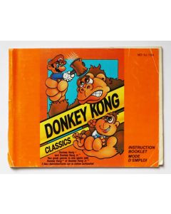 Donkey Kong Classics - notice sur Nintendo NES