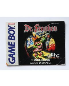 Dr Franken - notice sur Game Boy