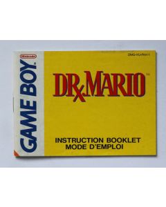 Dr X Mario - notice sur Game Boy