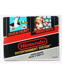Duck Hunt - Super Mario Bros - notice sur Nintendo NES