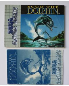 Ecco The Dolphin + livret de traduction - notice sur Game Gear