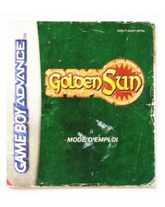 Golden Sun - notice sur Game Boy advance