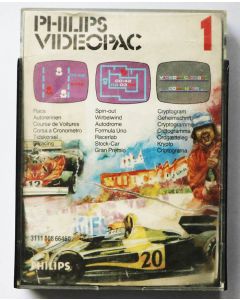 Jeu Videopac 01 Race - Spin-out - Cryptogram pour Philipps Videopac