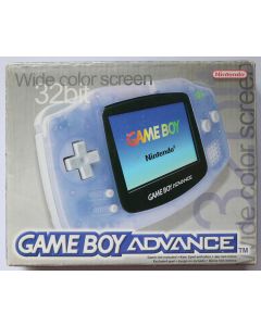 Console Game Boy Advance translucide en boîte