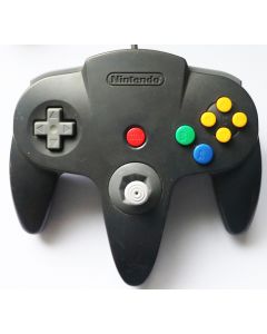 Manette officielle Nintendo 64 Noire et grise
