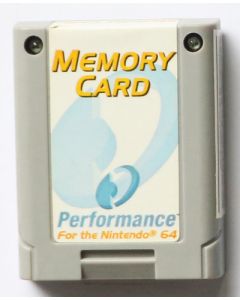 Carte mémoire Performance pour Nintendo 64