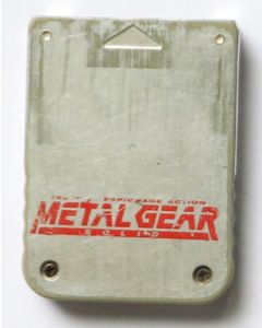 Carte mémoire officielle Metal Gear Solid Playstation en boîte