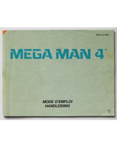 Mega Man 4 - notice sur Nintendo NES