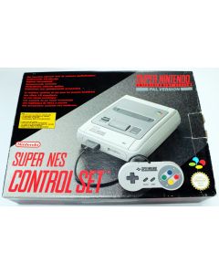 console Super Nintendo en boîte