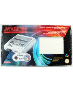 console Super Nintendo en boîte