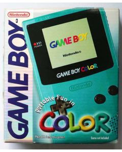 Game Boy Color Turquoise en boîte