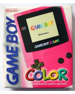 Console Game Boy Color Rose en boîte