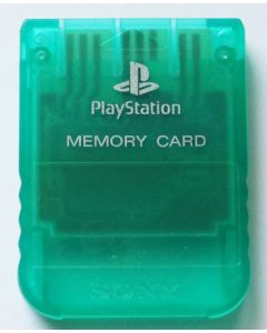 Carte mémoire officielle Verte Playstation - 1mo