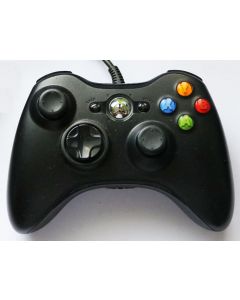 Manette filaire officielle Xbox 360 noire