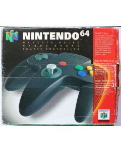 Manette Officielle Nintendo 64 noire en boîte